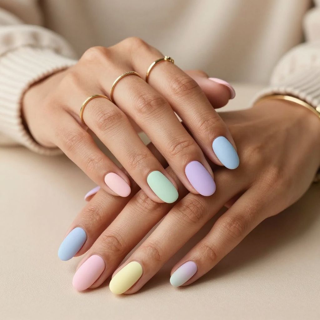 Pastel Rainbow Matte Finish Fantasy