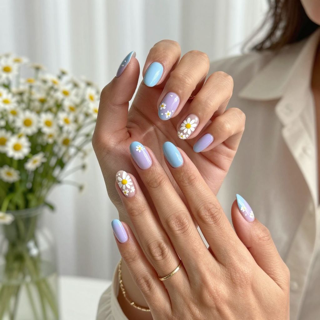 Floral Pastel Daisies