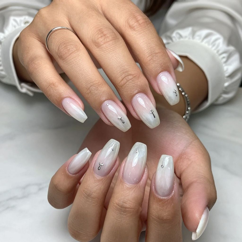 Transparent Milky Base with Floating Hooks