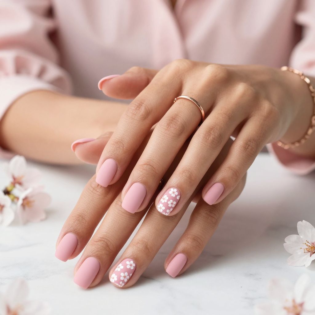 Soft Matte Cherry Blossoms