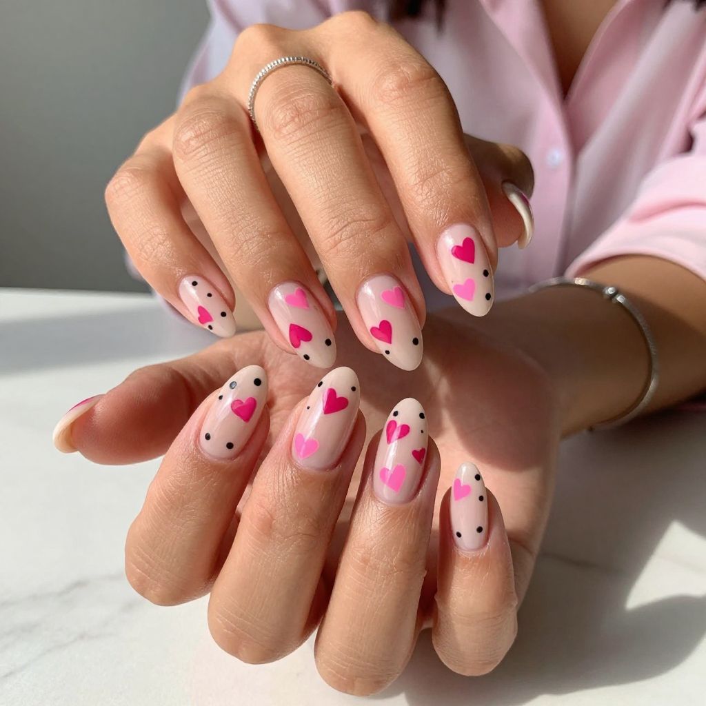 Cherry Hearts and Dots Mix
