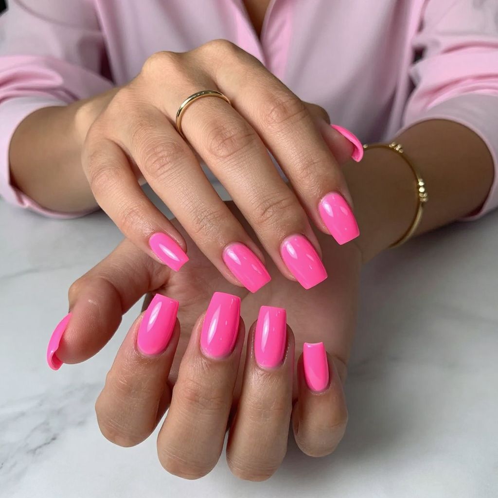 Neon Pink Jelly Pop