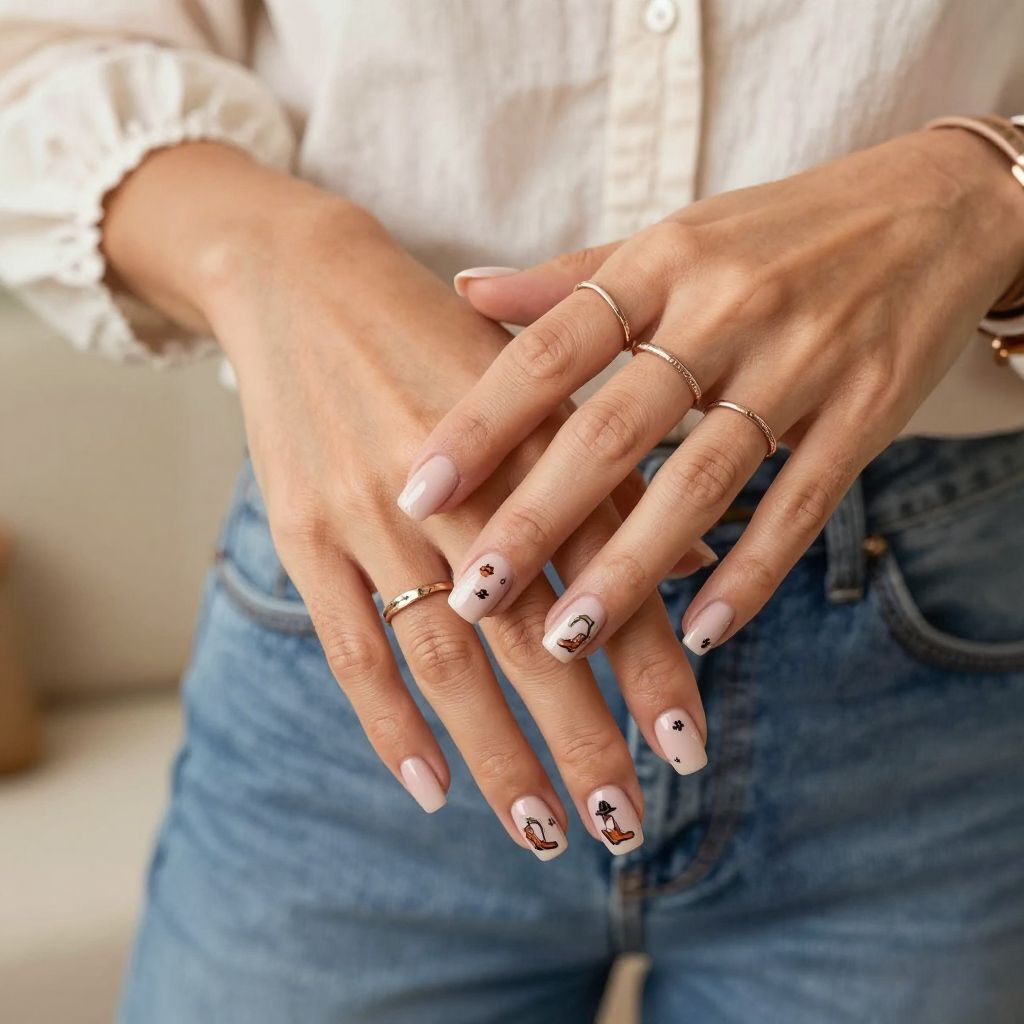 Cowboy Charm Nails