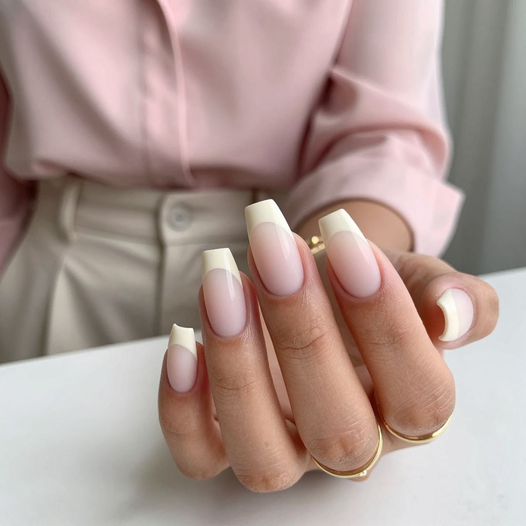 Soft Rose Water French Fade