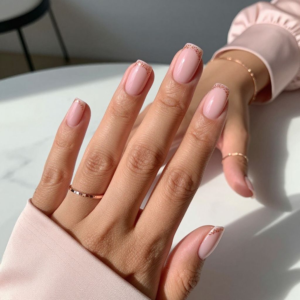 Rose Water Sparkle Tips