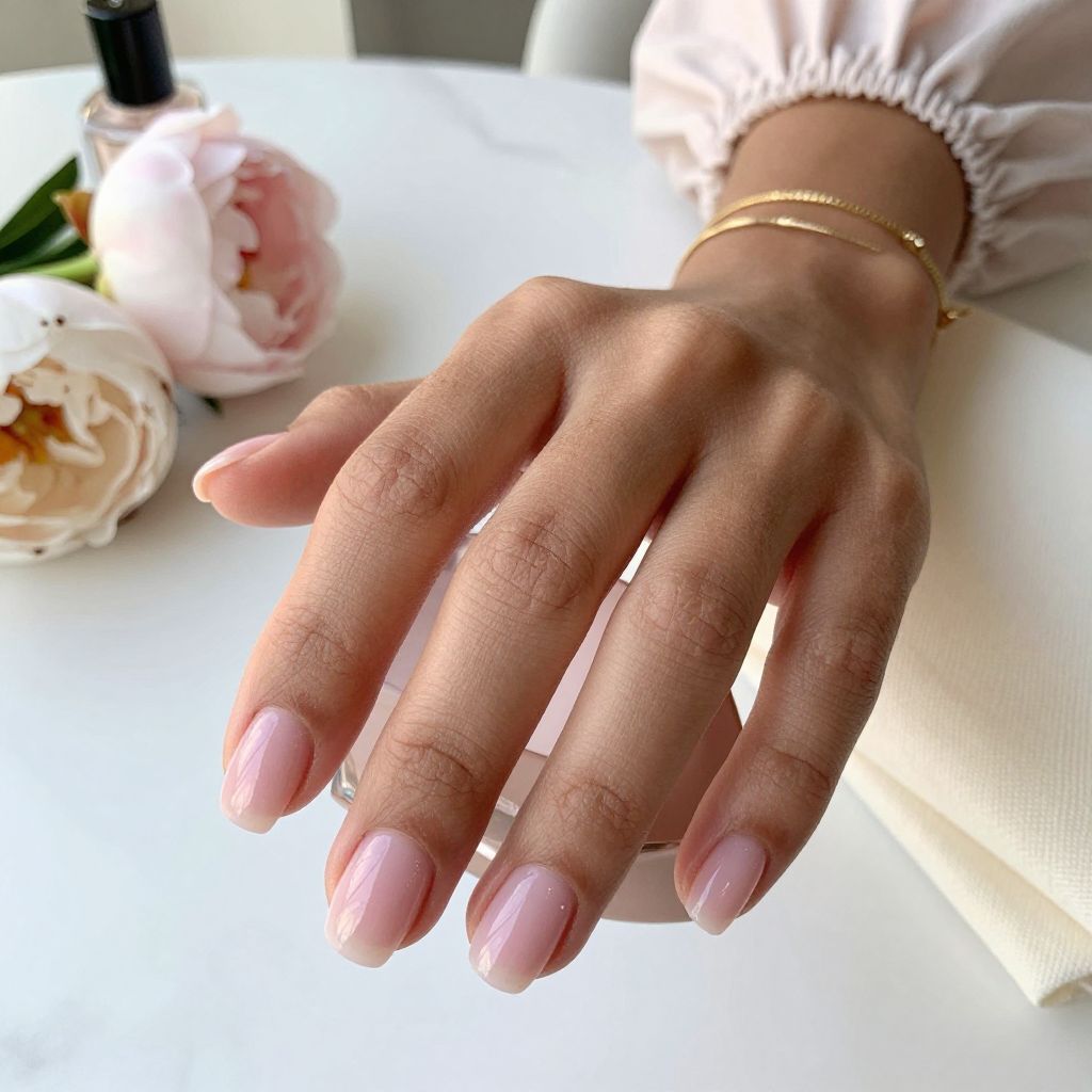 Sheer Rose Petal Minimalism
