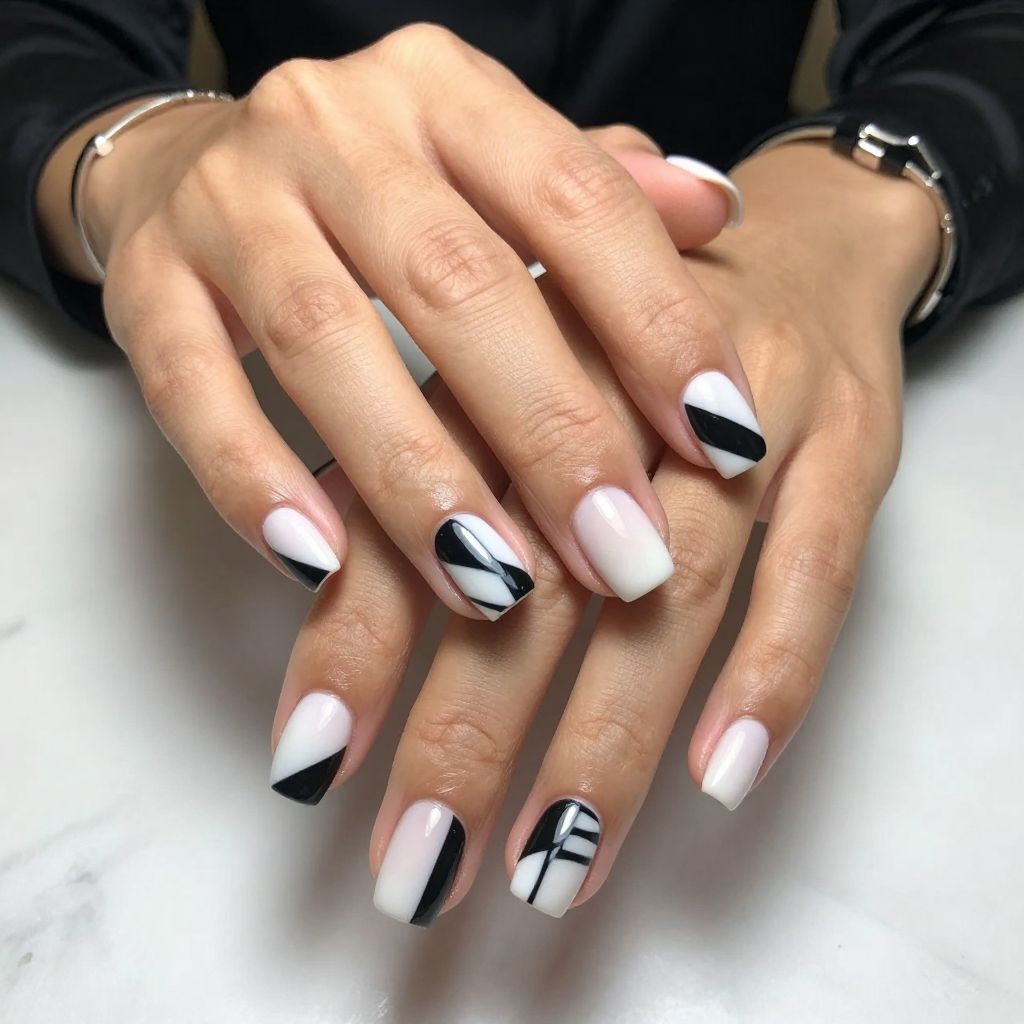 Geometric Black and White