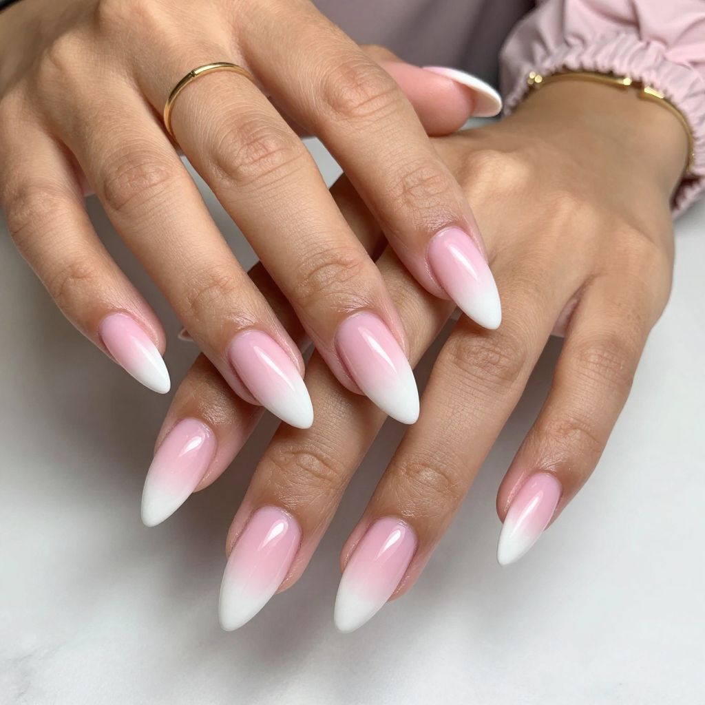 Soft Pink Ombre Fade