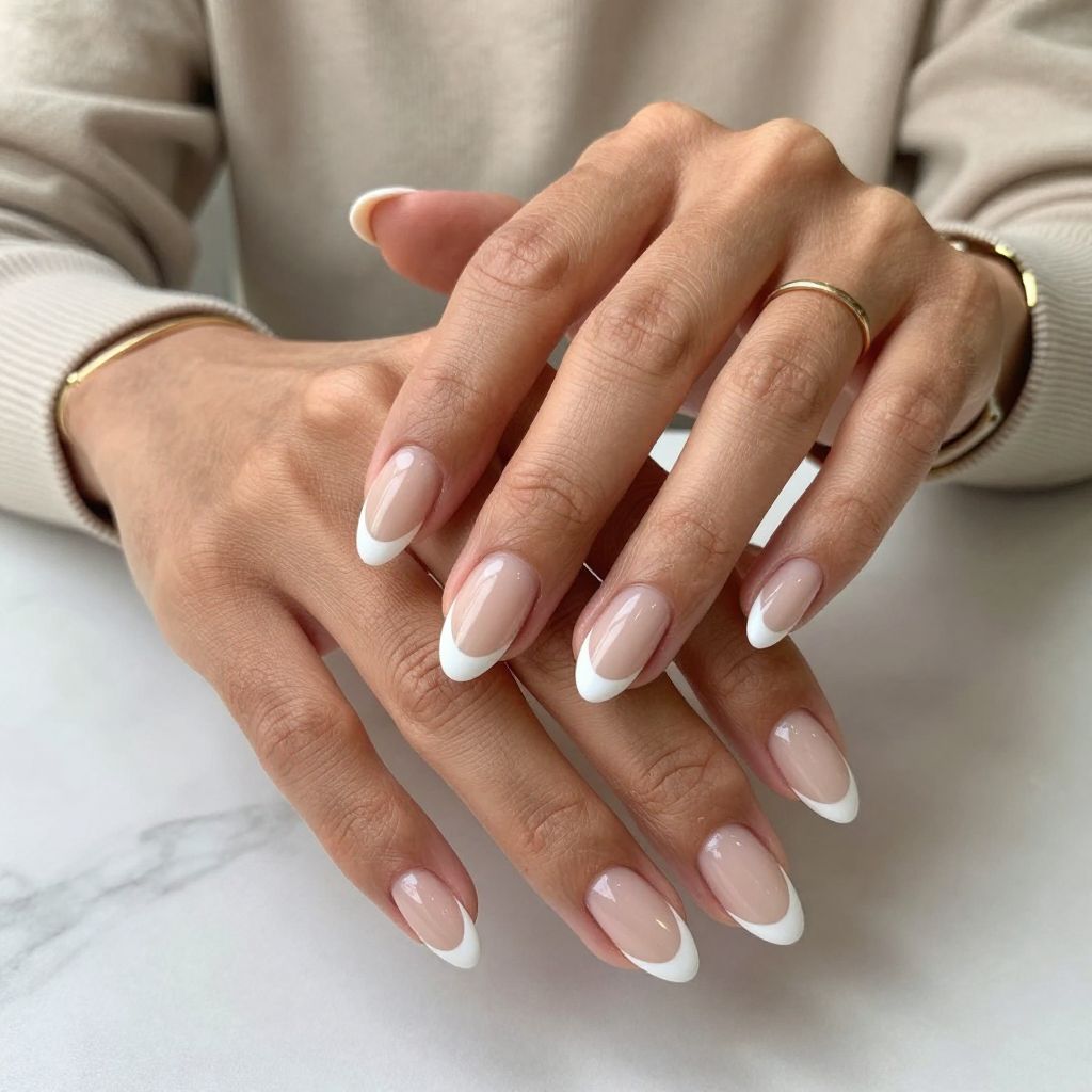 Diagonal French Tips