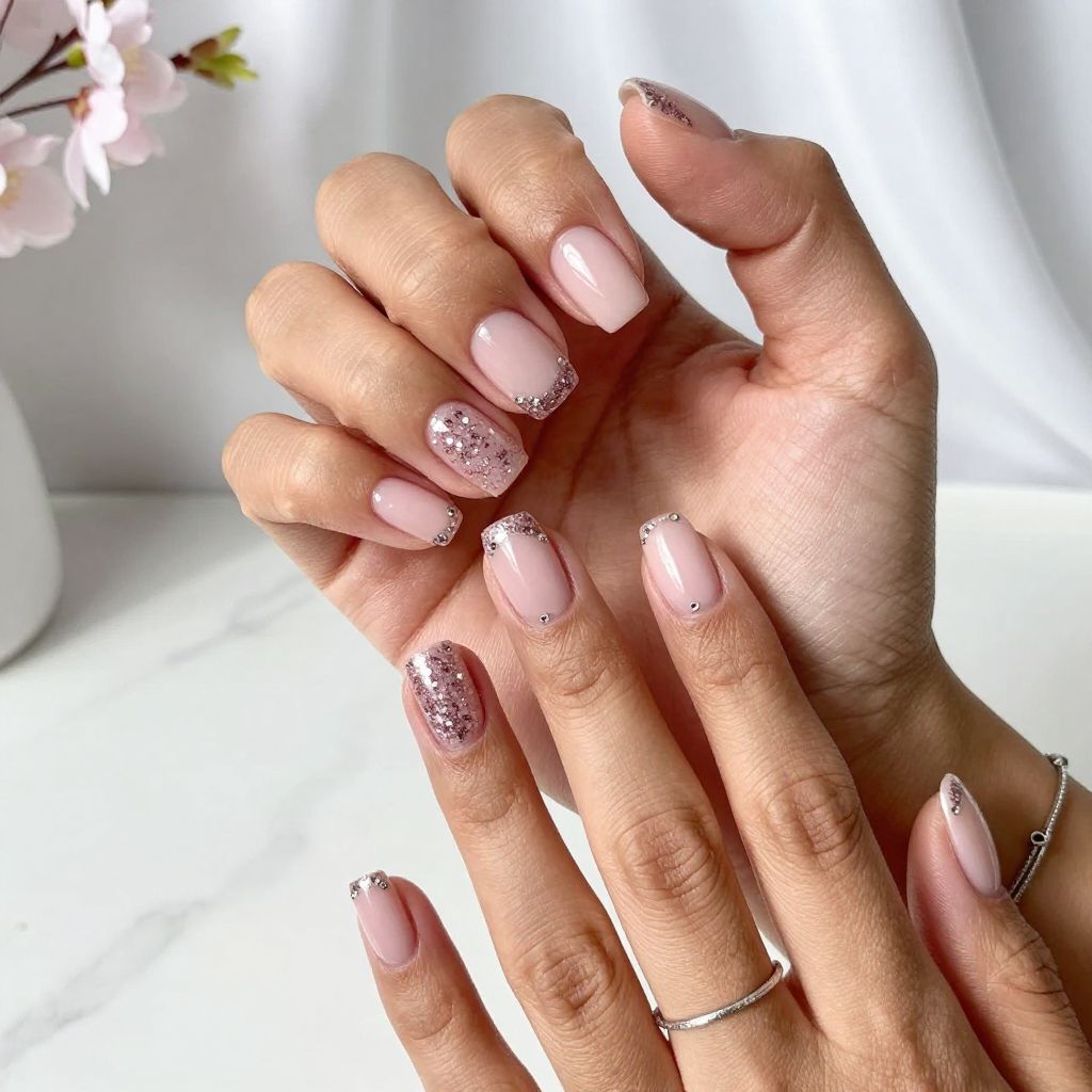 Glitter Accent Tips