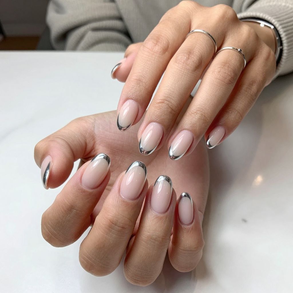 Metallic Silver Tips