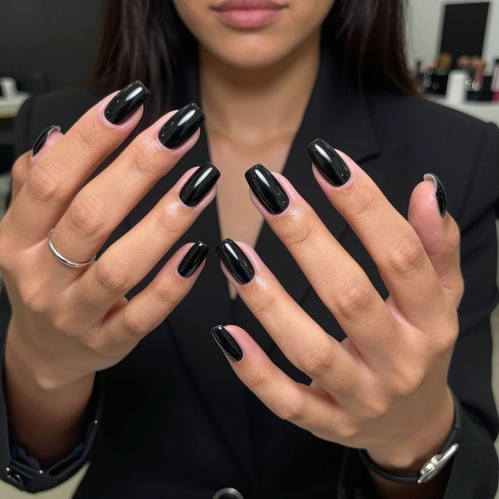 Classic Black Gloss with Matte Accents