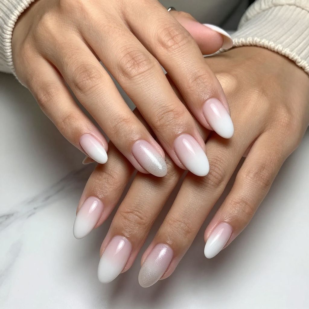 Snowy French Fade