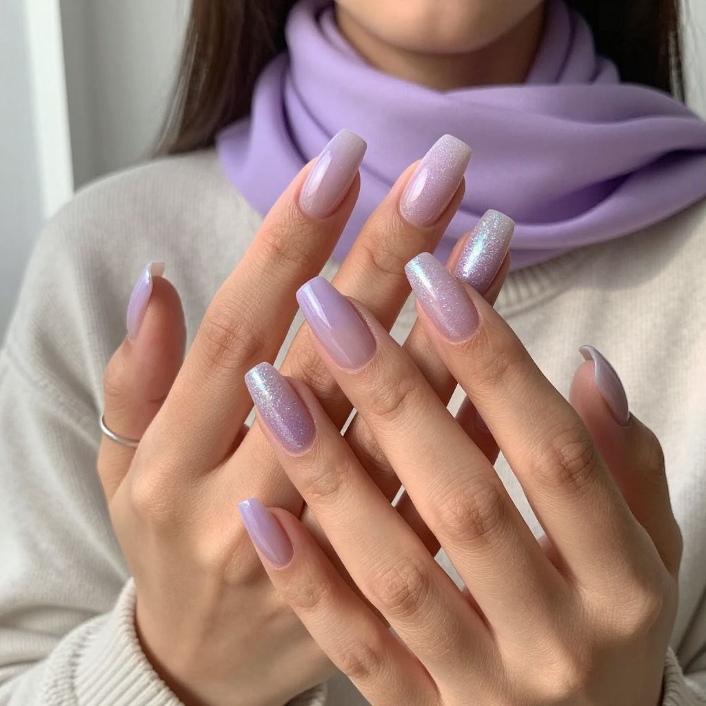 Soft Lilac Sparkle Delight