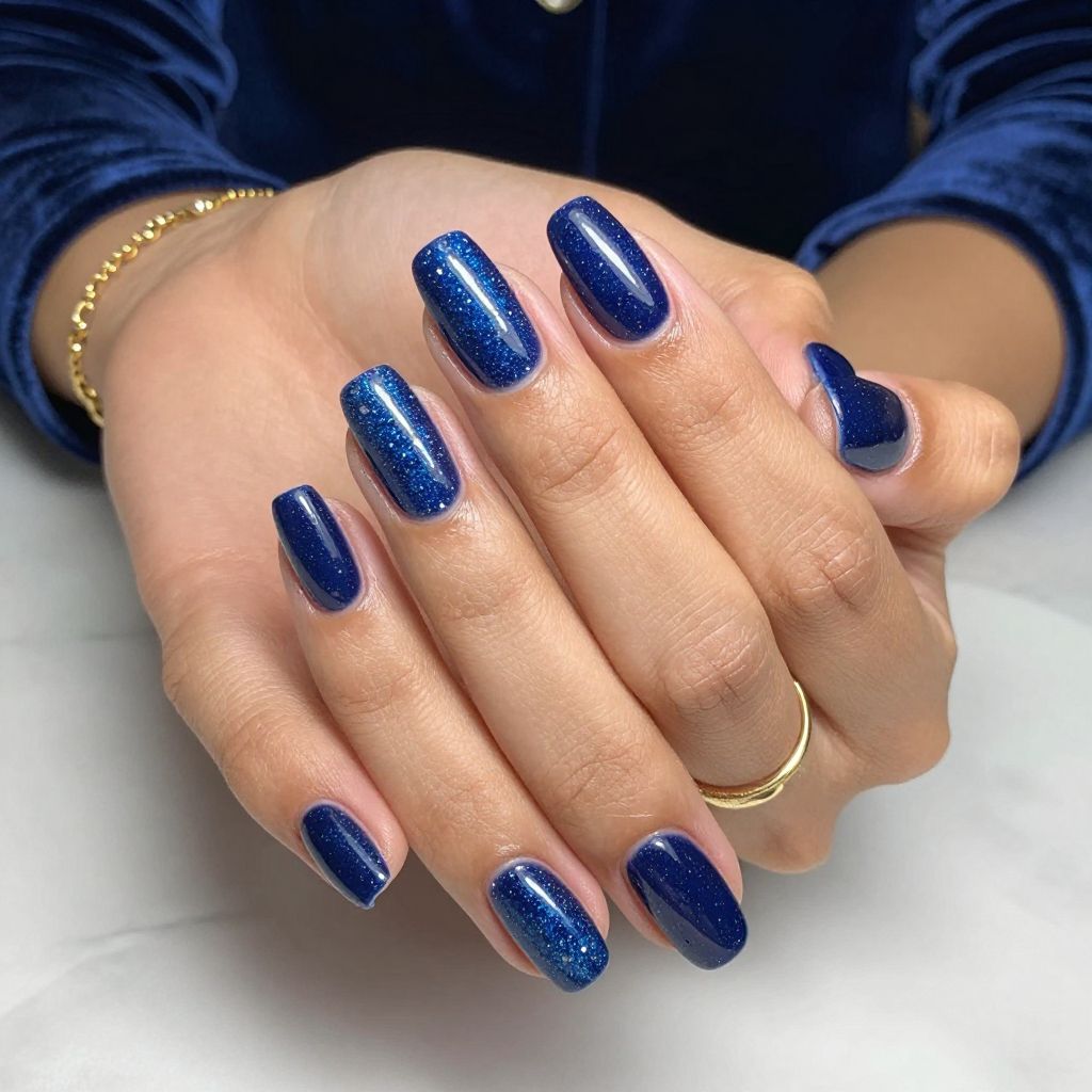 Midnight Blue Sparkle Magic