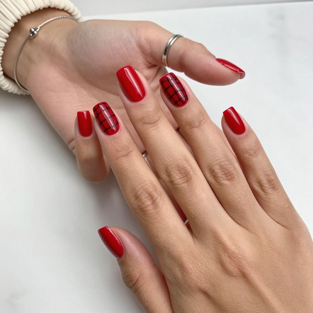 Classic Red and Web Detailing