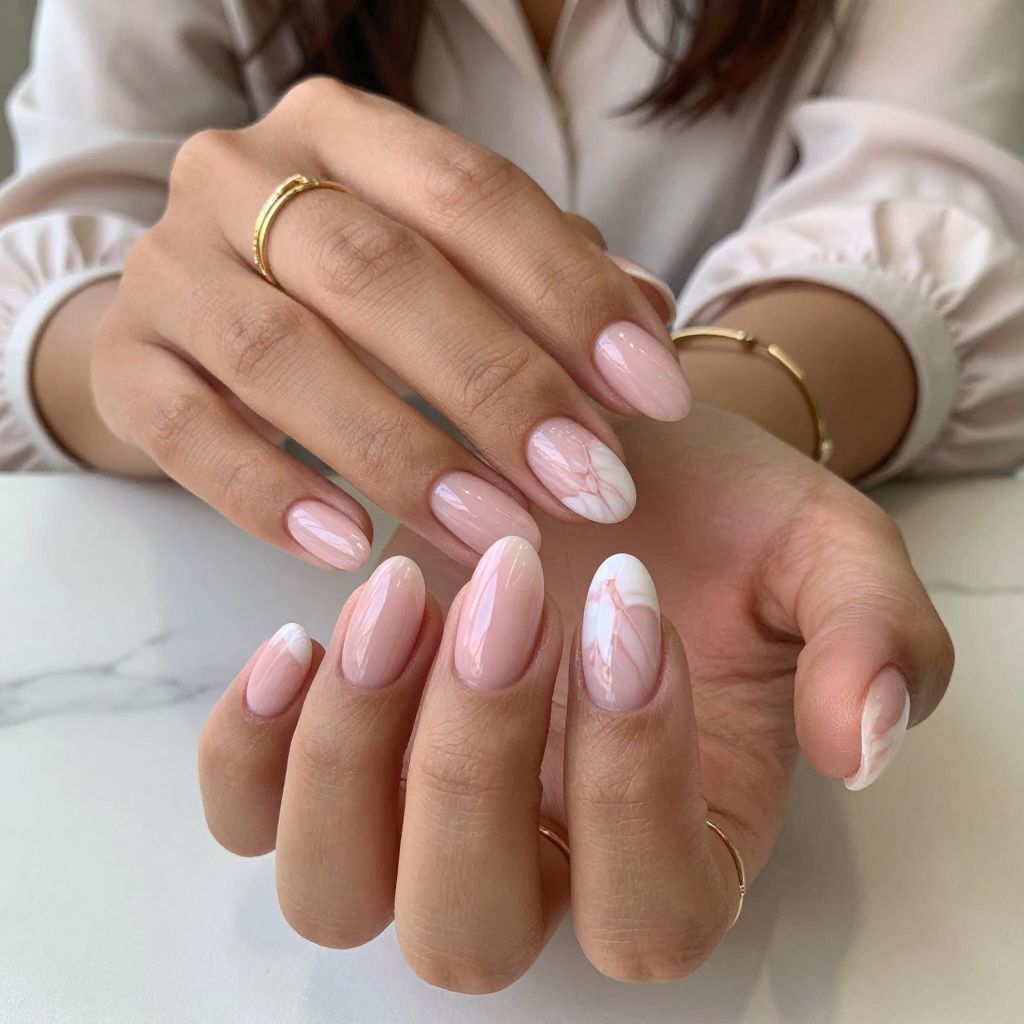 Blush Pink Marble