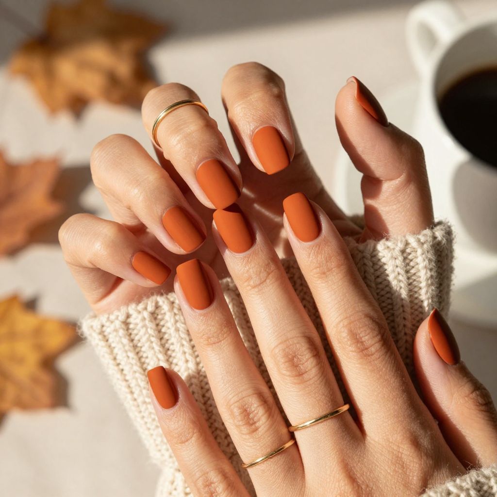 Orange and Rust with Matte Finish