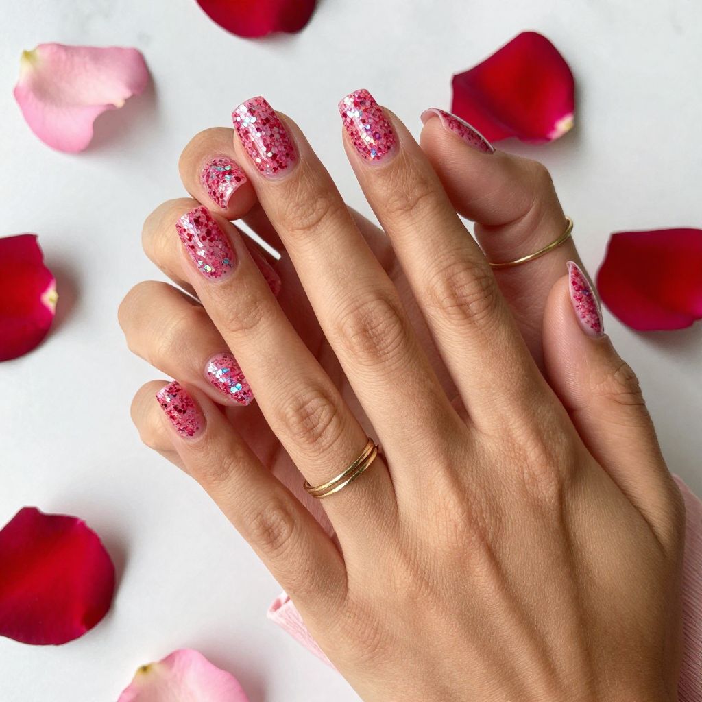 Glitter Glazed Strawberry Pop
