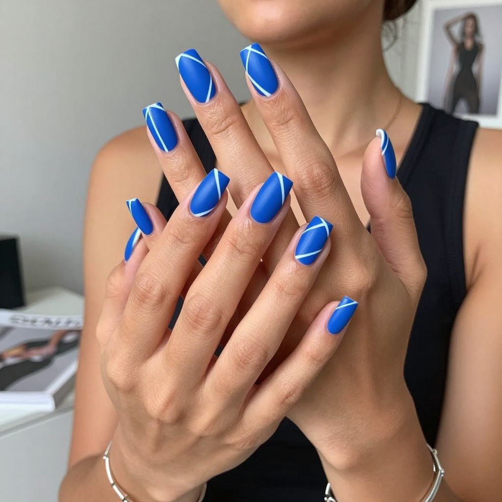 Electric Blue Geometry
