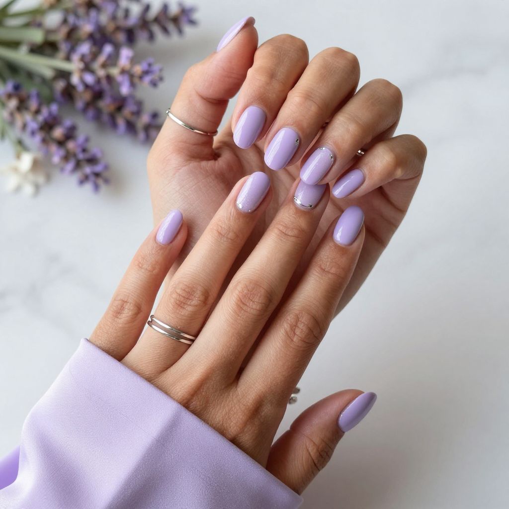 Lavender Dream with Silver Halos