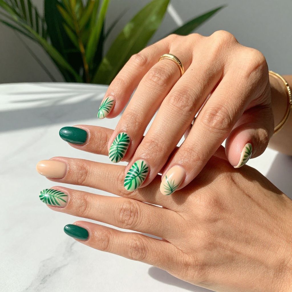 Tropical Leaf Print
