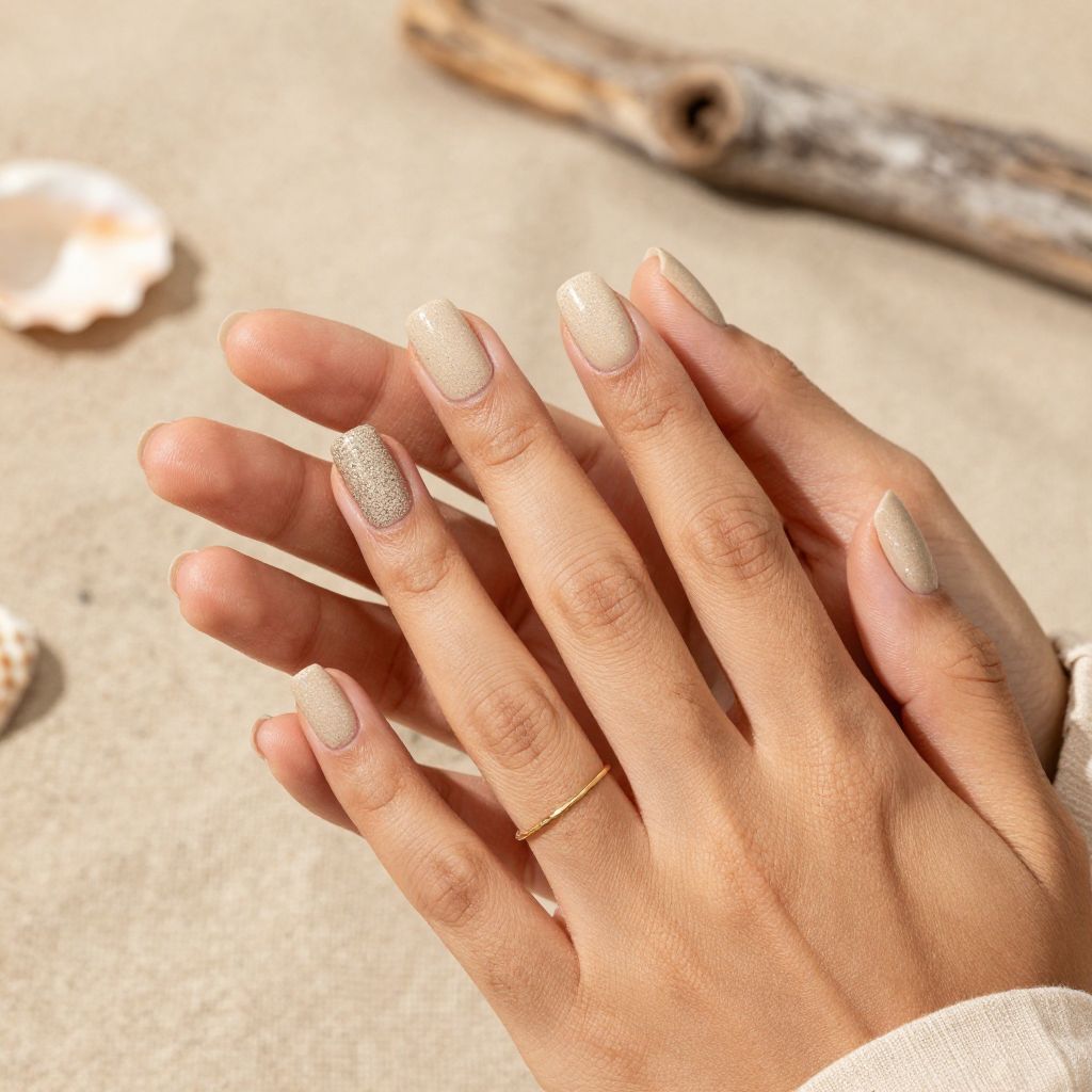 Textured Sand Nails