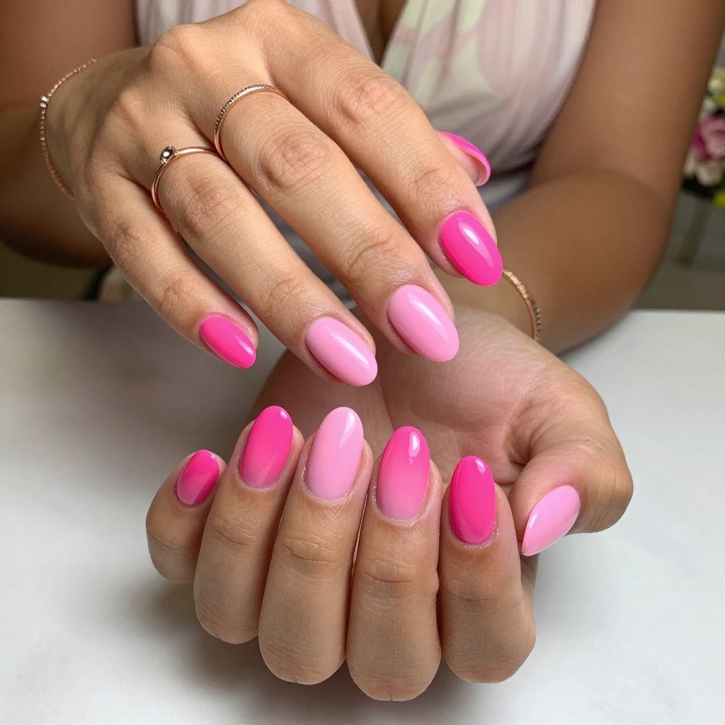 Neon Pink Ombre Delight