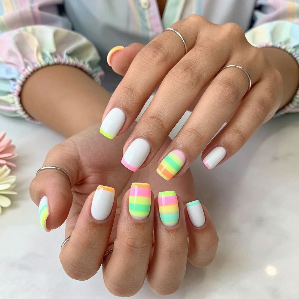 Candy Neon Stripe Fiesta