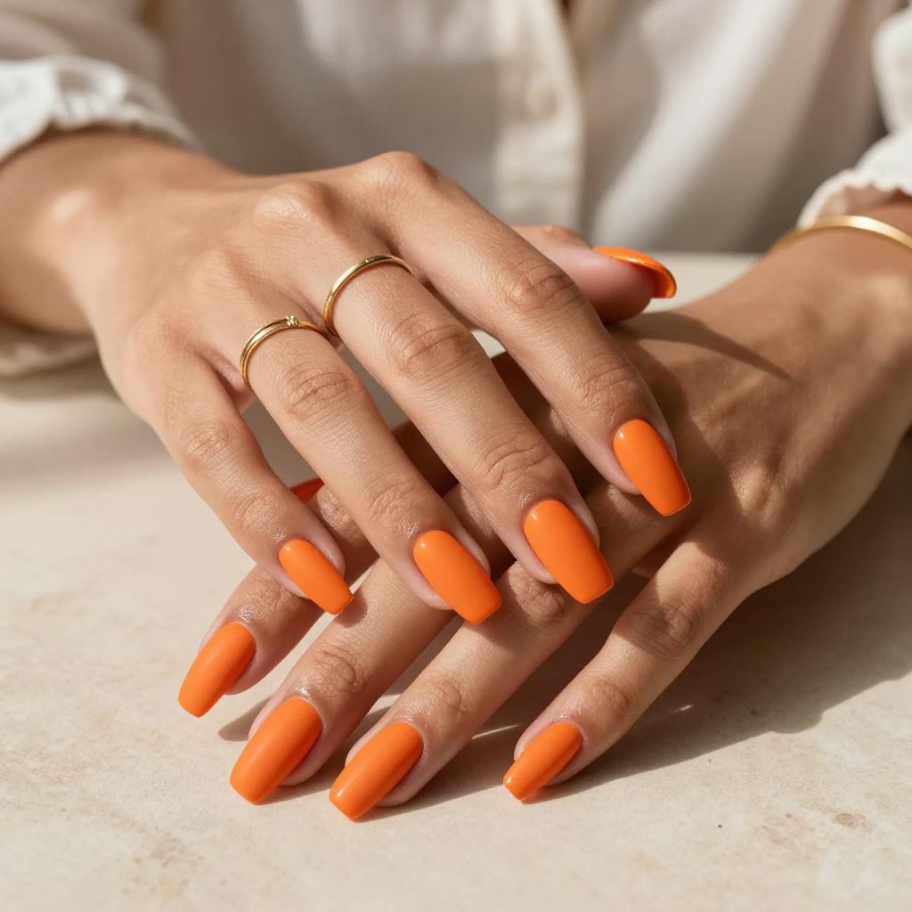 Matte Tangerine Sophistication