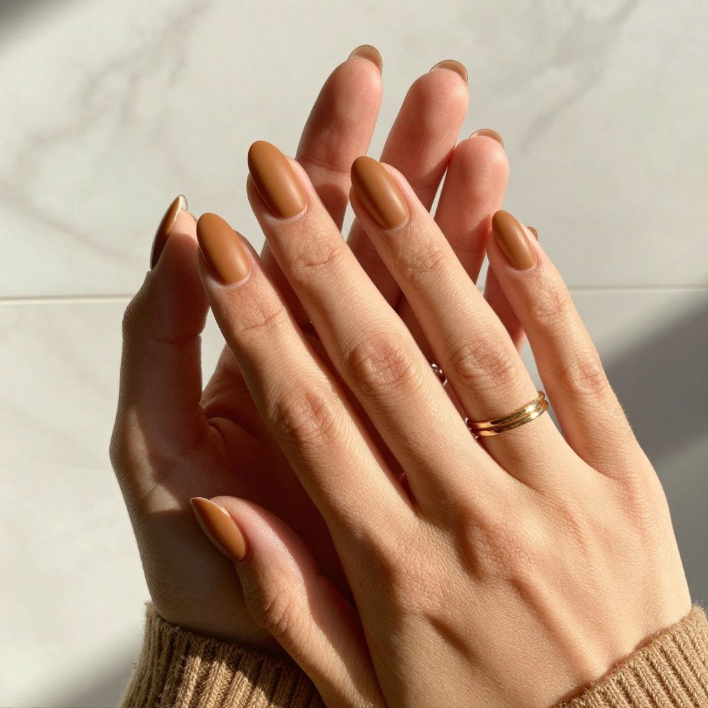 Satin Matte Caramel Elegance