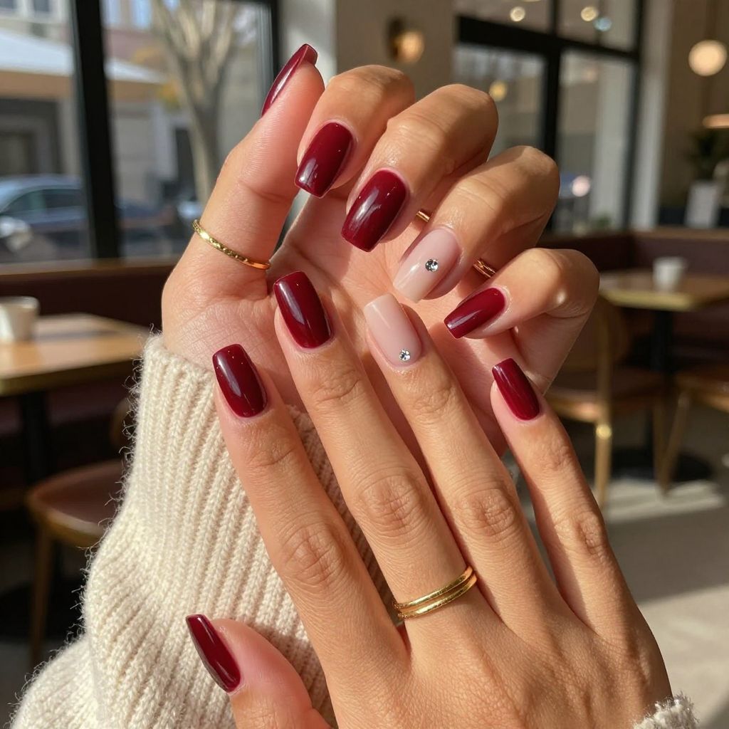 Bold Burgundy Glam