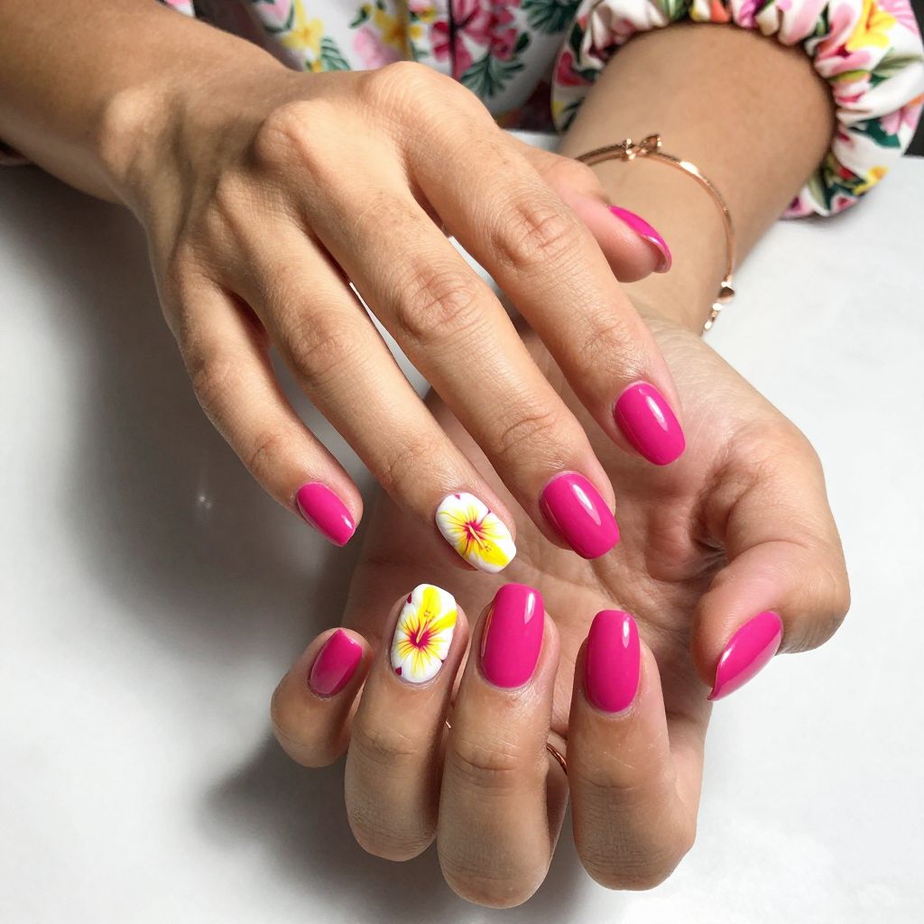 Vibrant Hibiscus Pop