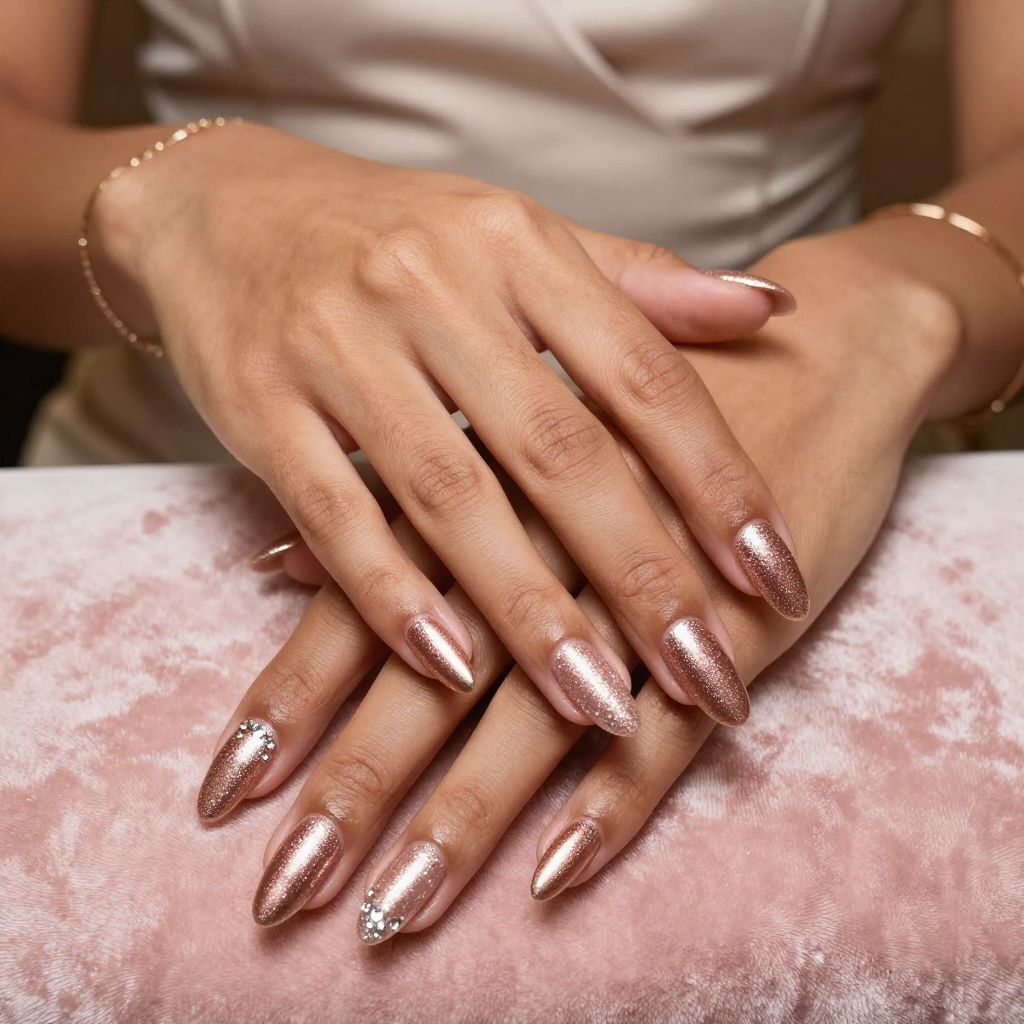 Glittering Rose Gold Glam