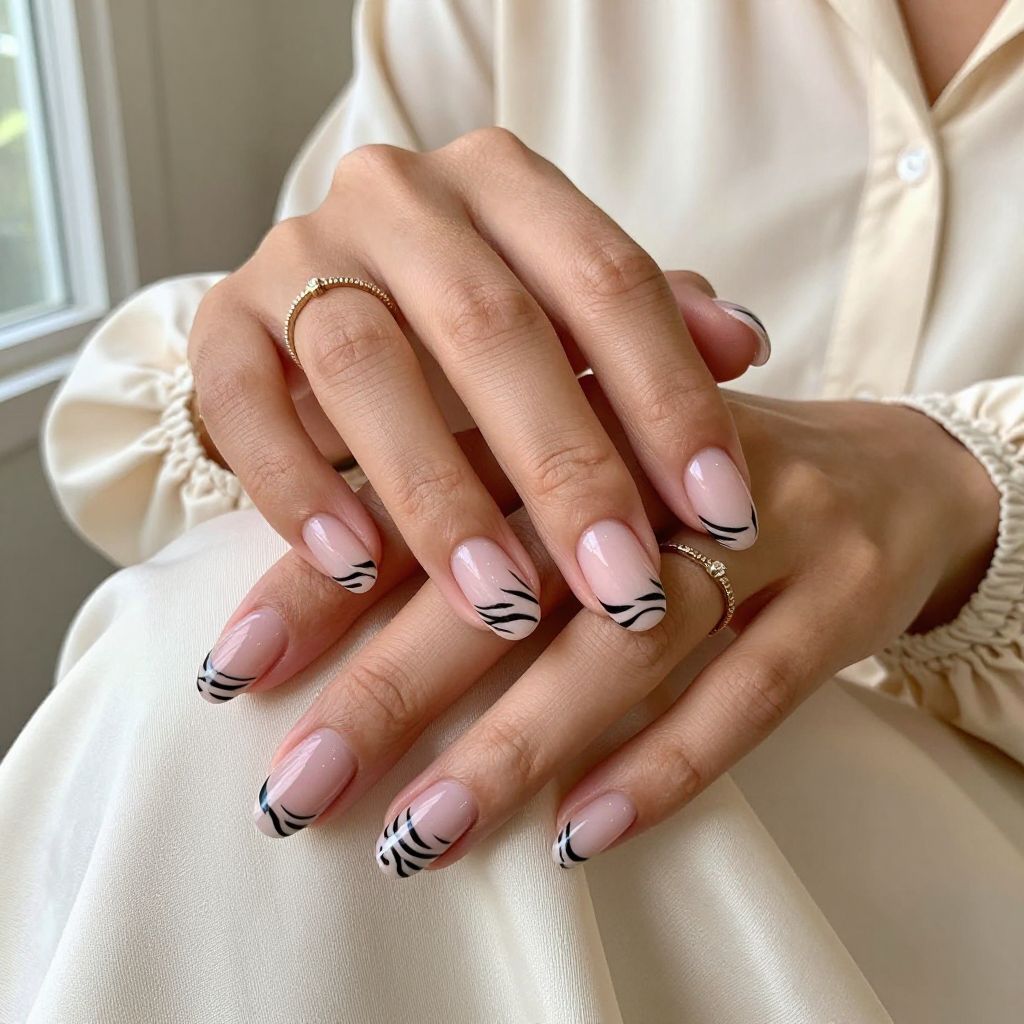 Soft Pink Zebra Elegance