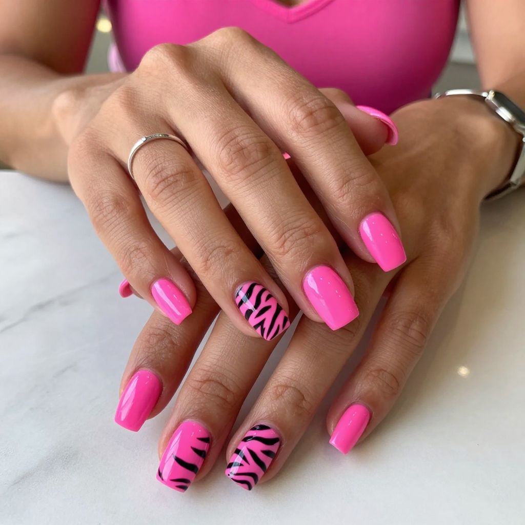 Neon Zebra Pop