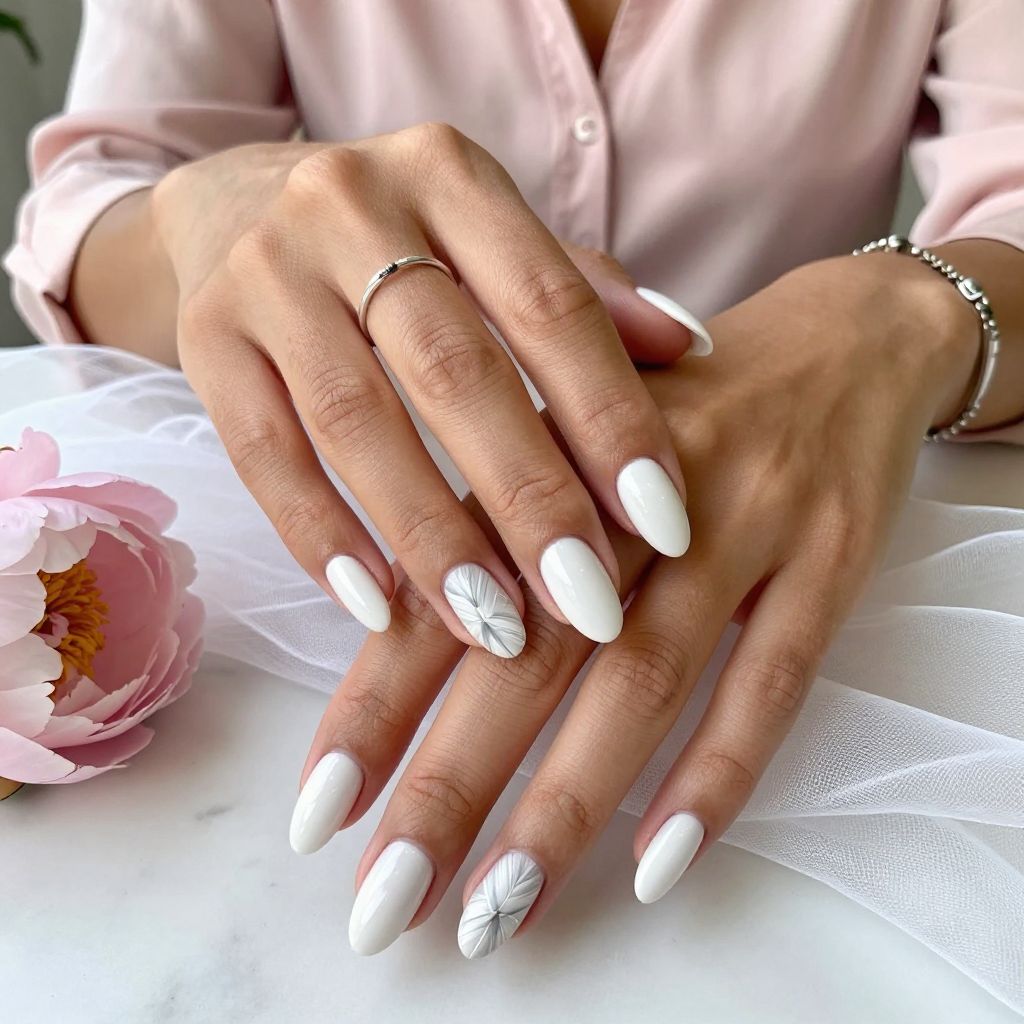 Fluffy White Feather Tips