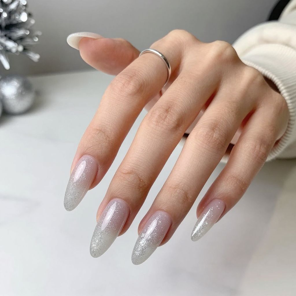 Silver Snow Globe Sparkle