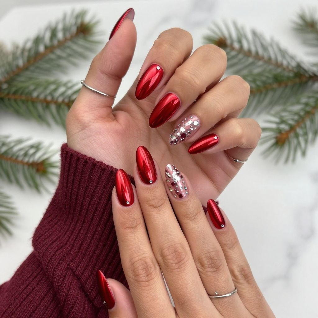 Metallic Candy Apple Red