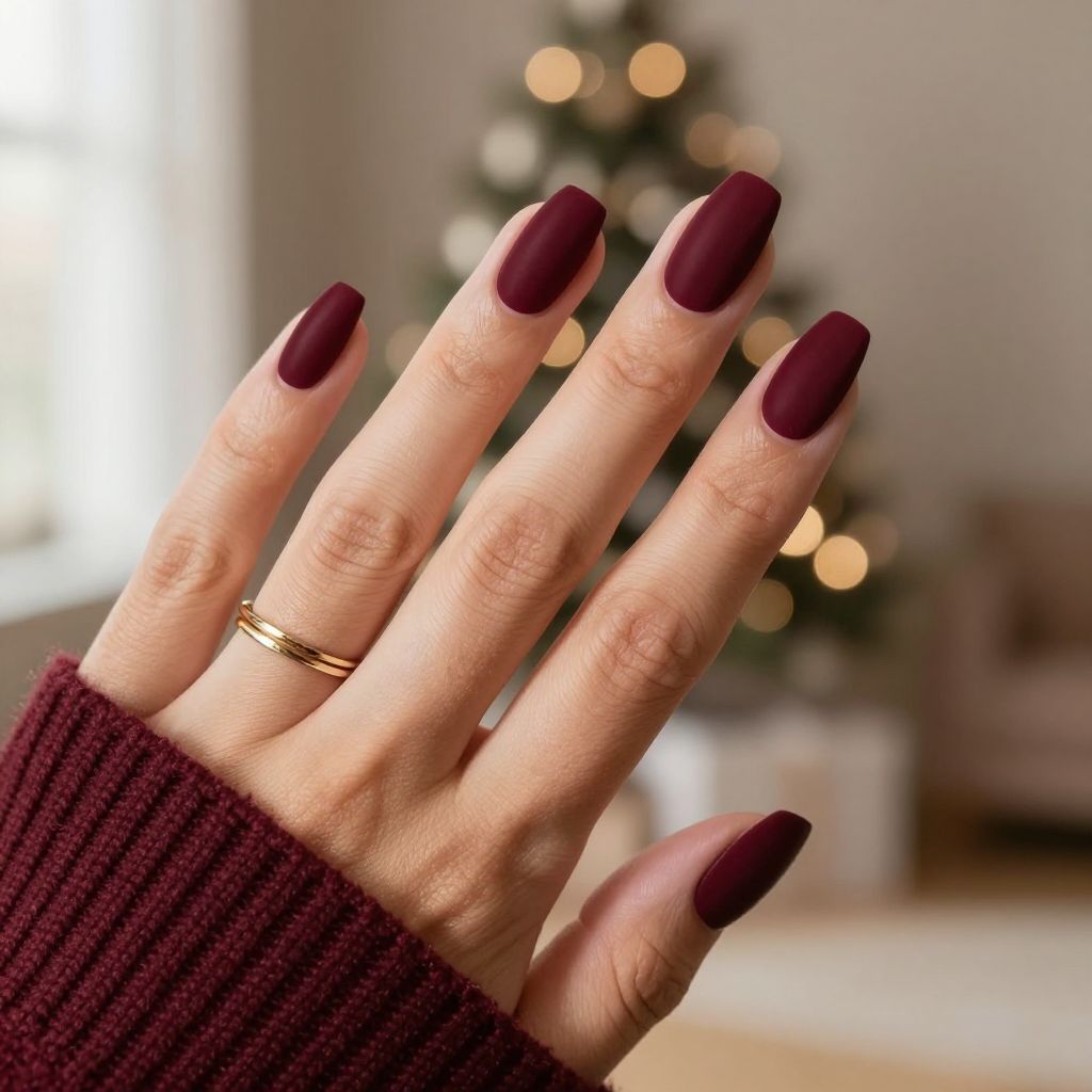 Burgundy Velvet Luxe
