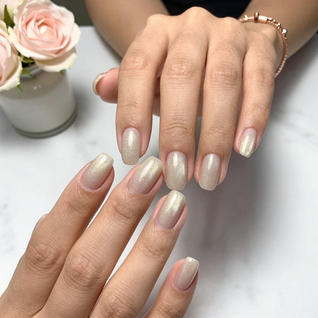 Champagne Glow with Microglitter