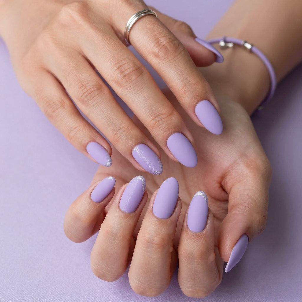 Frosted Lavender Elegance