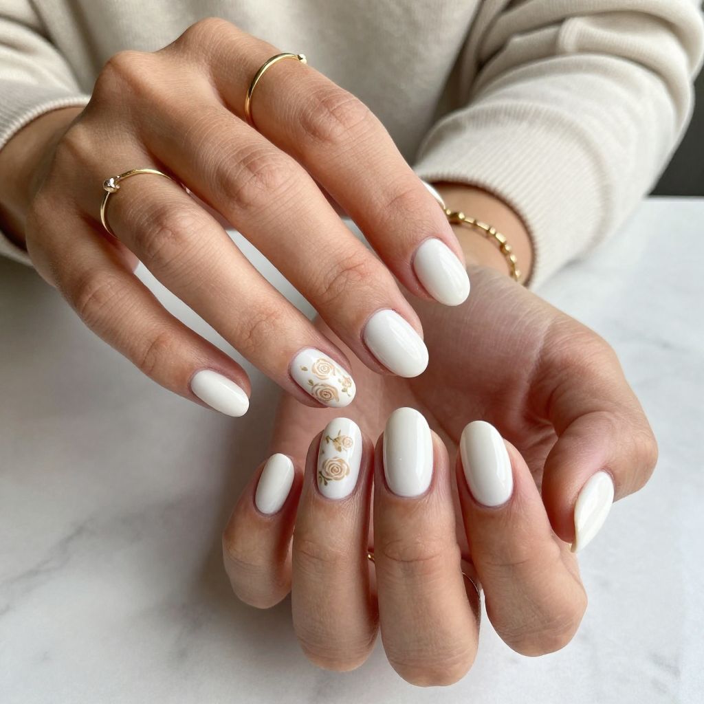 Milk White Rosebuds