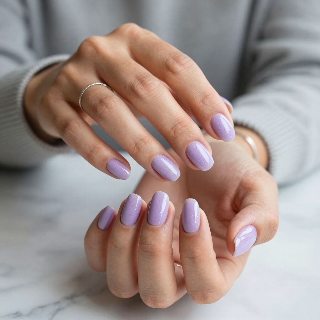 Frosty Lilac Sparkle
