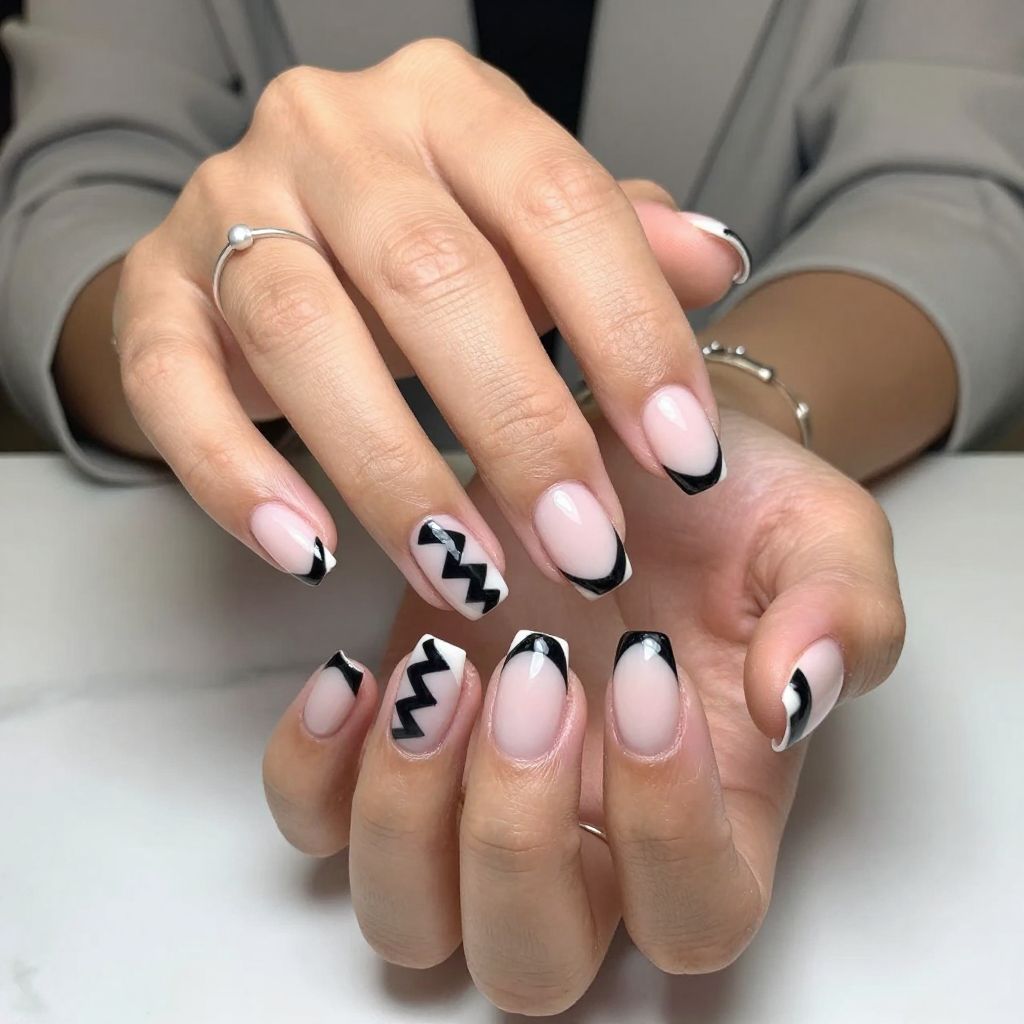 Contrast Chevron Chic