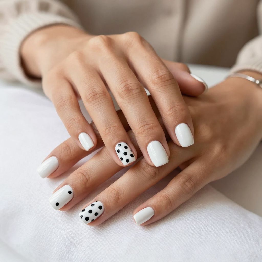 Matte and Glossy Polka Mix