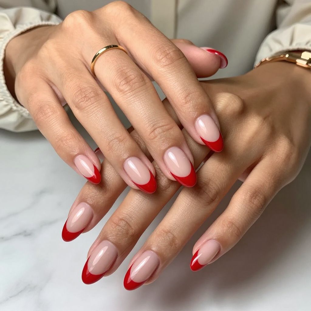 Blood Red French Twist