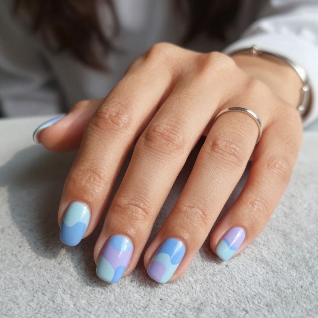 Blueberry Pastel Patchwork