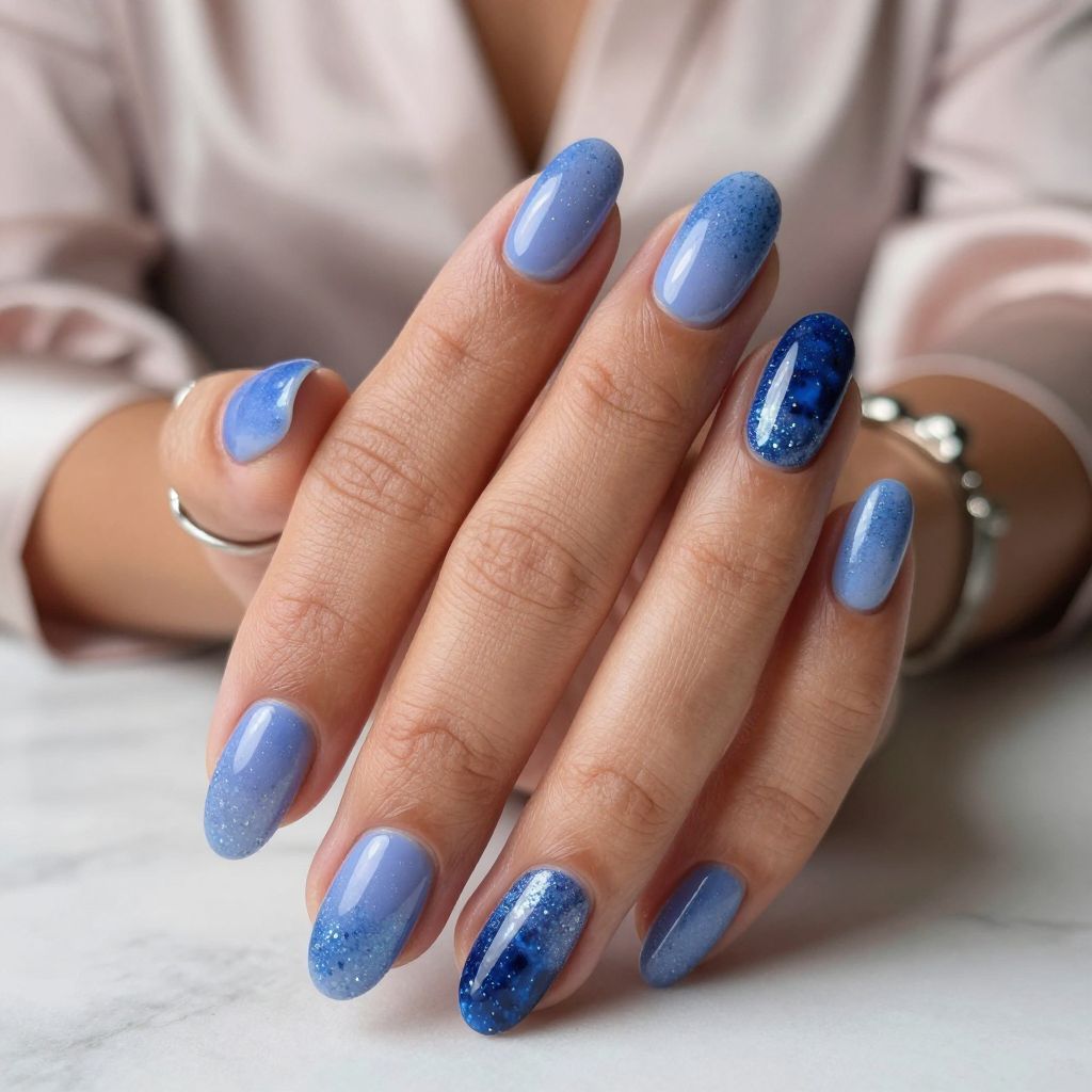 Sparkling Blueberry Gradient