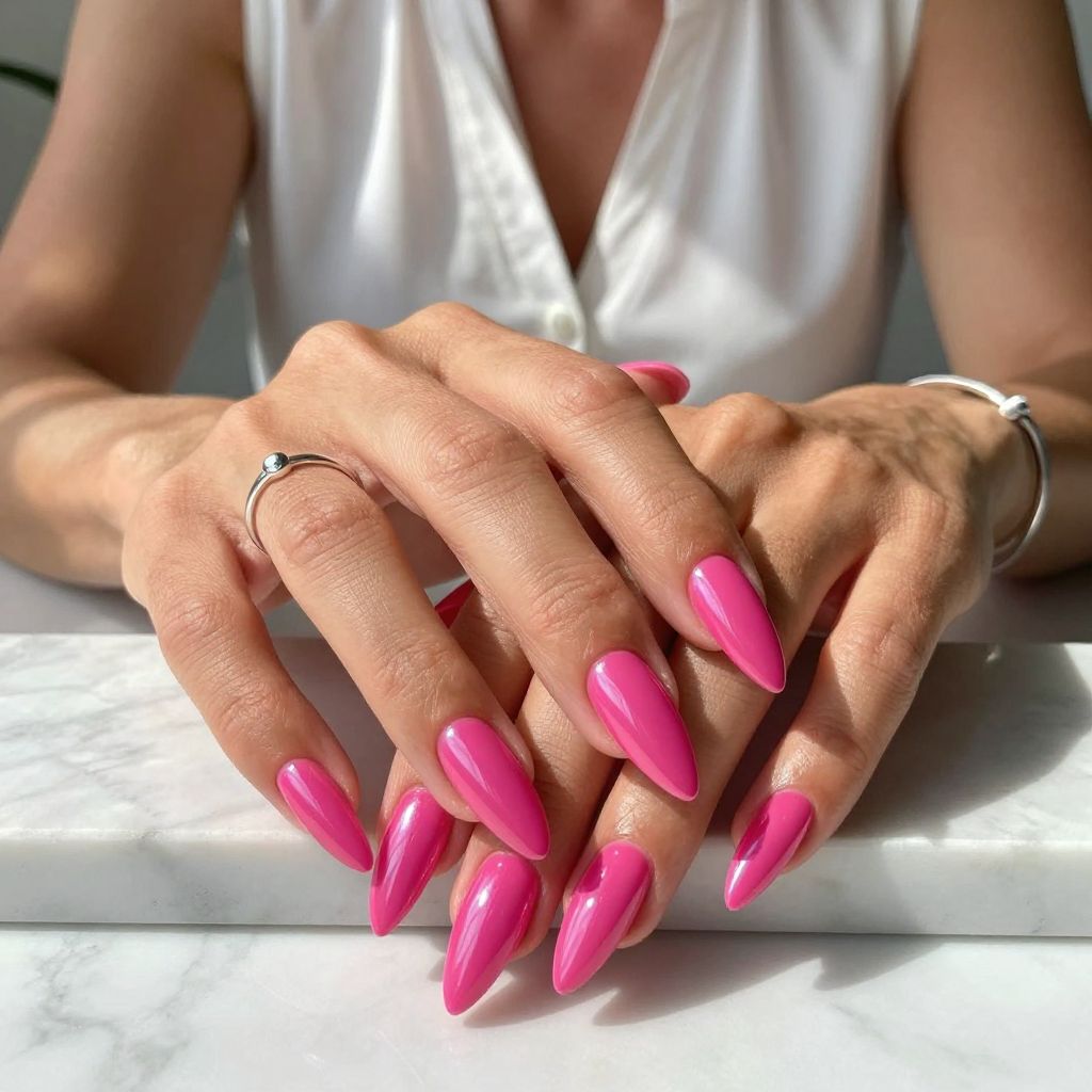 Hot Pink Chrome Shine